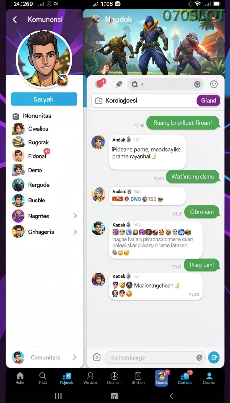 Cuplikan layar 7METER — aktivitas