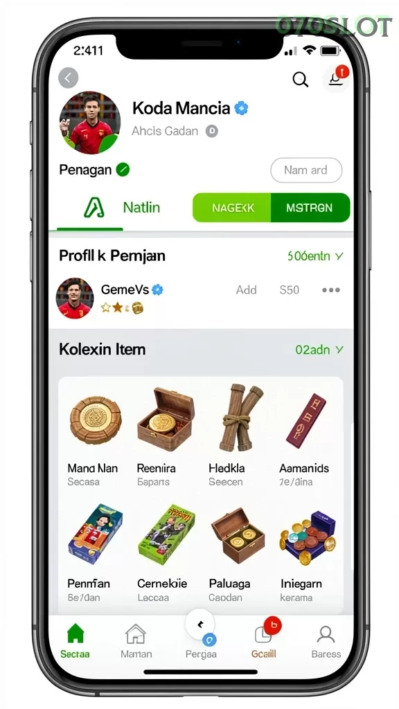 Cuplikan layar DHX4D — menu navigasi